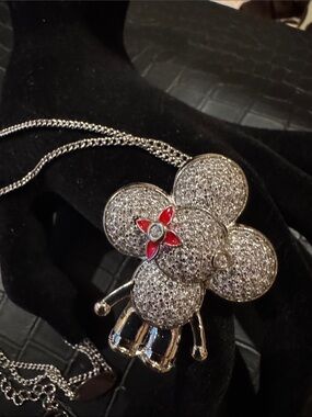 LV Vivienne Silver-Tone Necklace
